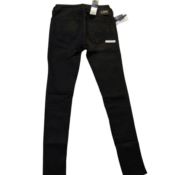 G-Star Raw Midge Sculpted Lift Skinny Slander Black Denim Jeans Sz 26 NWT - Picture 6 of 13